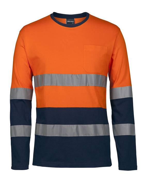 6DNTN JB's HV (D+N) L/S CREW NECK COTTON T-SHIRT